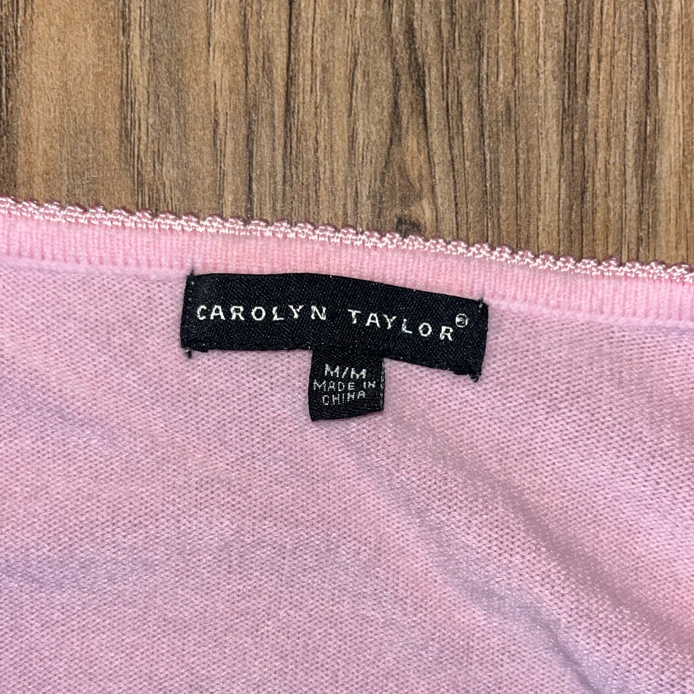 Carolyn Taylor Light Pink Sweater - Picture 2 of 4